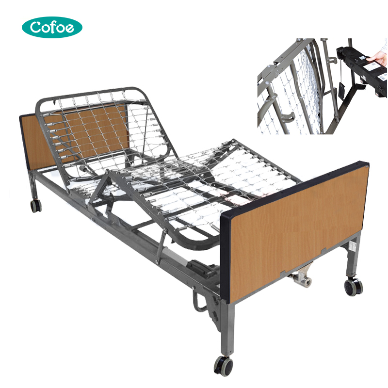 R06 vollelektrische medizinische Krankenhausbetten mit Rädern