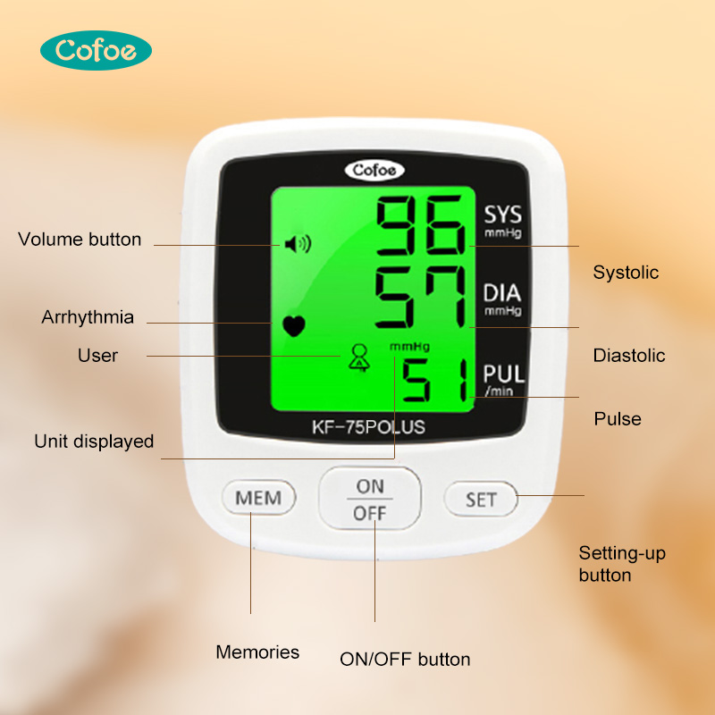 KF-75D-PLUS Krankenhaus-Blutdruckmessgerät mit Bluetooth